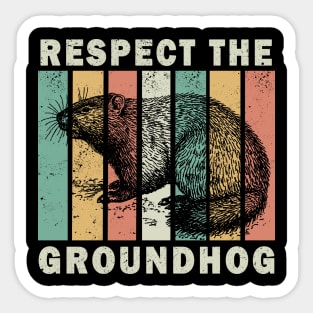 Groundhog day Sticker